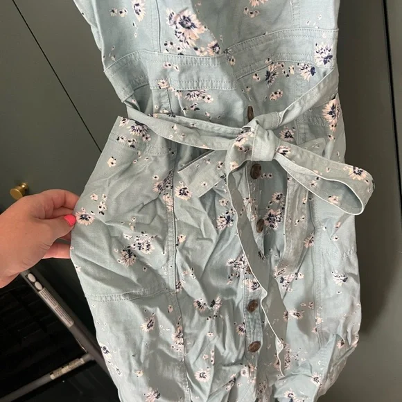 GAP Floral Print Apron Dress - Picture 3 of 3